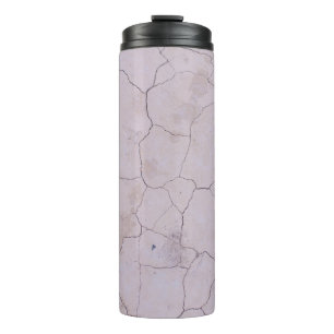 GARRAFA TÉRMICA CHÃO DE CONCRETO BRANCO CRACKED