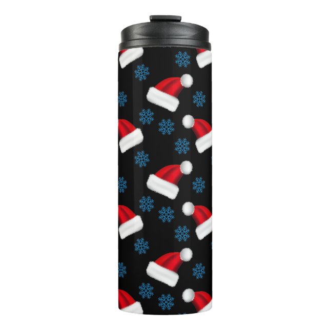 Garrafa Térmica Chapéu de Natal Personalizado | Papais noeis de Fe (Frente)