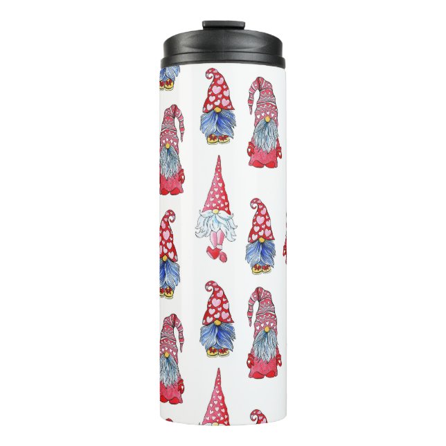 Garrafa Térmica "Charming Gnome Design: Whimsical and Fun" (Frente)