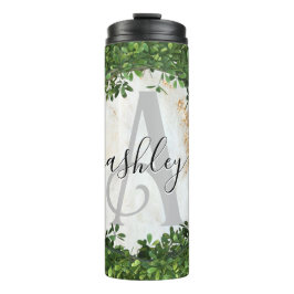 Garrafa Térmica Chaveiro personalizado único com tema botânico