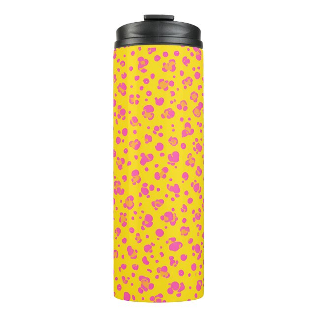 Garrafa Térmica Cheery Pink Dots Summer Tumbler - 16oz (Frente)