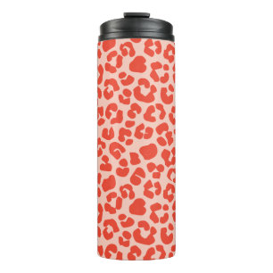 Garrafa Térmica Cheetah Impressão Pattern Red