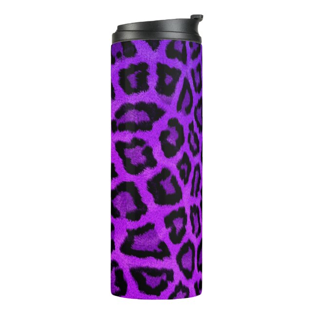 Garrafa Térmica Cheetah Tumbler roxo (Giro à esquerda)