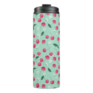 Garrafa Térmica Cherry Blossom: Design festivo de Verão