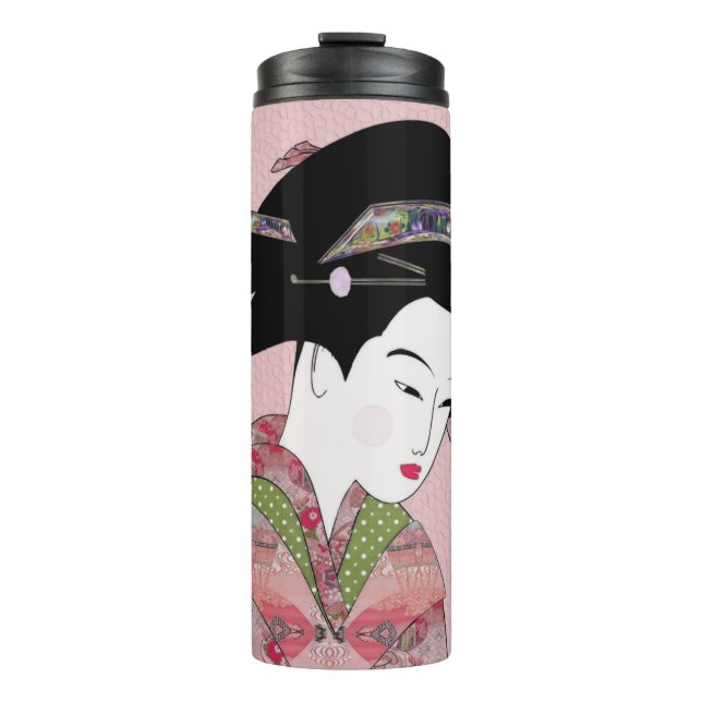 Garrafa Térmica Cherry Blossom Geisha (Frente)