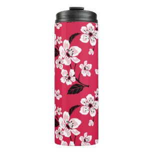 GARRAFA TÉRMICA CHERRY BLOSSOM - SAKURA (VERMELHO)