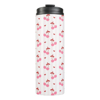 Garrafa Térmica Cherry Pattern with Hearts