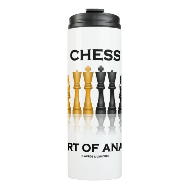 Garrafa Térmica Chess The Art Of Analysis (Frente)