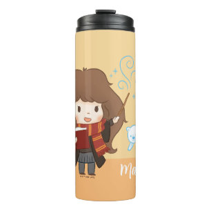 Garrafa Térmica Chibi Hermione Granger Patronus