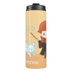 Garrafa Térmica Chibi Ron Weasley Patronus