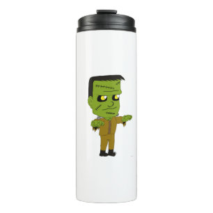 Garrafa Térmica Chibi vampiro, monstro e múmia