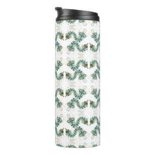 Garrafa Térmica Chimera - Viagem Tumbler de Peacock Seacavalo térm
