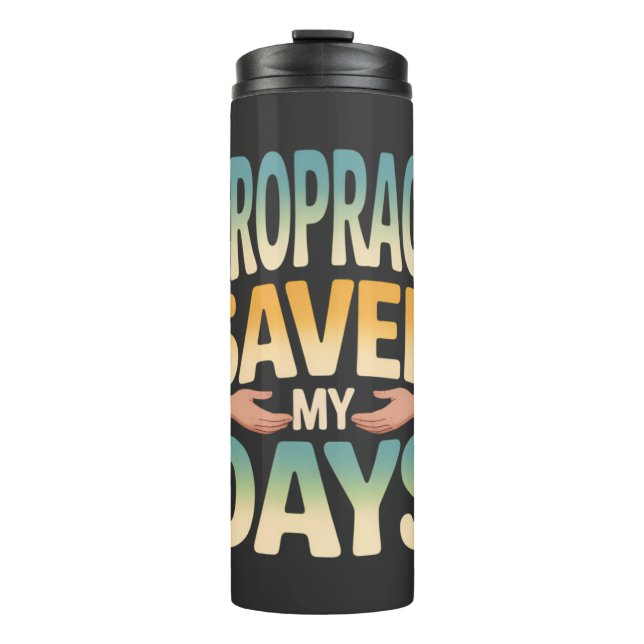 Garrafa Térmica Chiropractic Healing and Back Pain Relief (Frente)