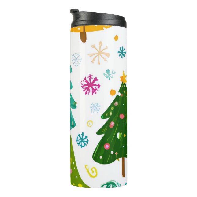 Garrafa Térmica Christmas Tree Water Bottle – Stay Hydrated  (Rotação à direita)