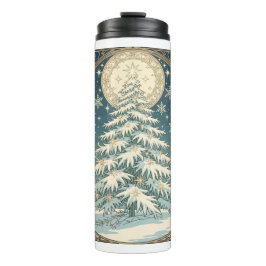 Garrafa Térmica Christmas Yule Tree With Snow And Star-Shaped