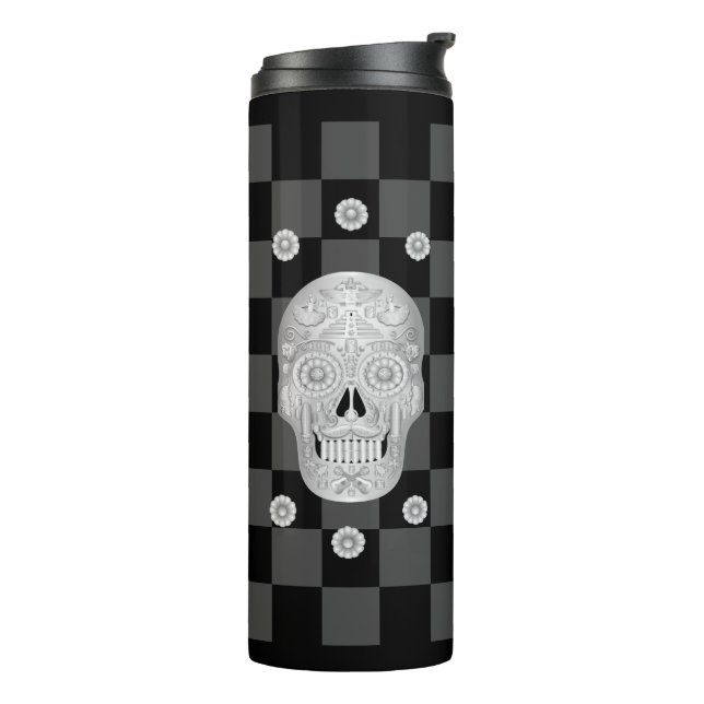 Garrafa Térmica Chrome Calavera Watch (Giro à esquerda)