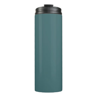 Garrafa Térmica Ciano Branco
