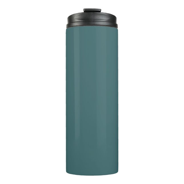 Garrafa Térmica Ciano Branco (Frente)