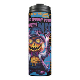 GARRAFA TÉRMICA CIENTISTA DE ABÓBORA DE HALLOWEEN