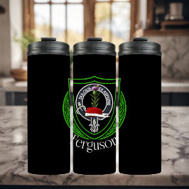 Garrafa Térmica Cinto e Brasão do Clã Escocês Ferguson