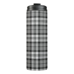 Garrafa Térmica Cinza Blackwatch Tartan Xadrez