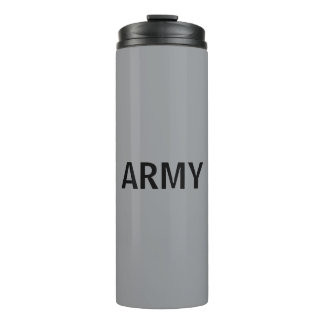 Garrafa Térmica Cinza militar