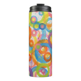 Garrafa Térmica Circles in Motion: A Sip of Joy 