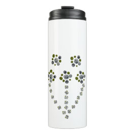 Garrafa Térmica Círculos crescendo como um galho de árvore