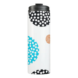 Garrafa Térmica Círculos rotineiros, modernos, modernos, legal, di