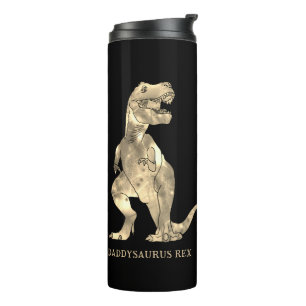 Garrafa Térmica Citação de Papai Dinossauro Daddysaurus