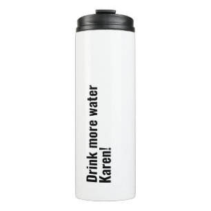 Garrafa Térmica Citação simples e engraçada personalizada com seu