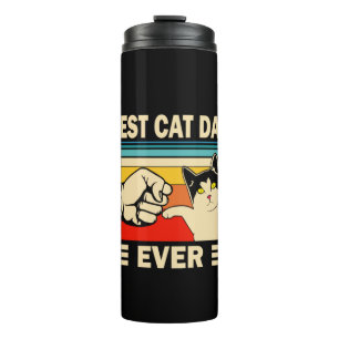Garrafa Térmica Citações do Avô   Melhor Pai de Gato de Todos
