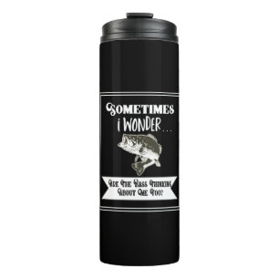 Garrafa Térmica Citações Largemouth engraçadas da pesca da perda