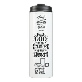 Garrafa Térmica Citações Religiosas