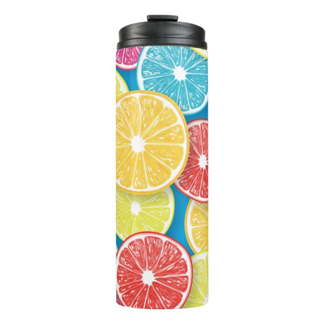 Garrafa Térmica Citrus fruta slices pop (Frente)