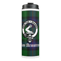 Clan Armstrong Tartan & Crest Crachá