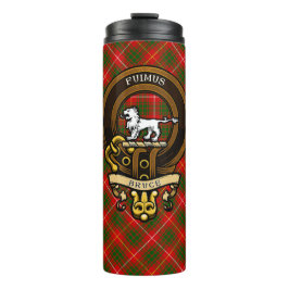Garrafa Térmica Clan Bruce Crachá e Crest escoceses | Casaco de ar