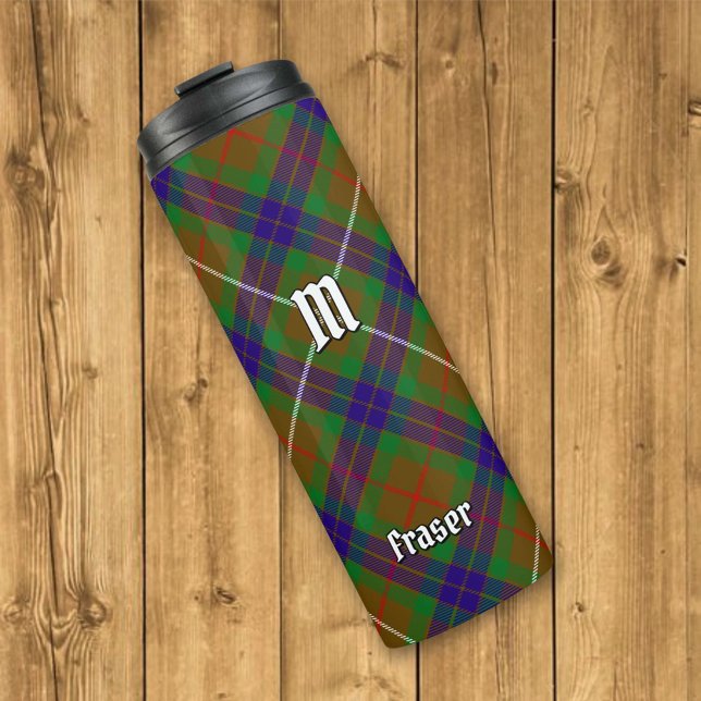 Garrafa Térmica Clan Fraser caçando Tartan Thermal Tumbler (Criador carregado)