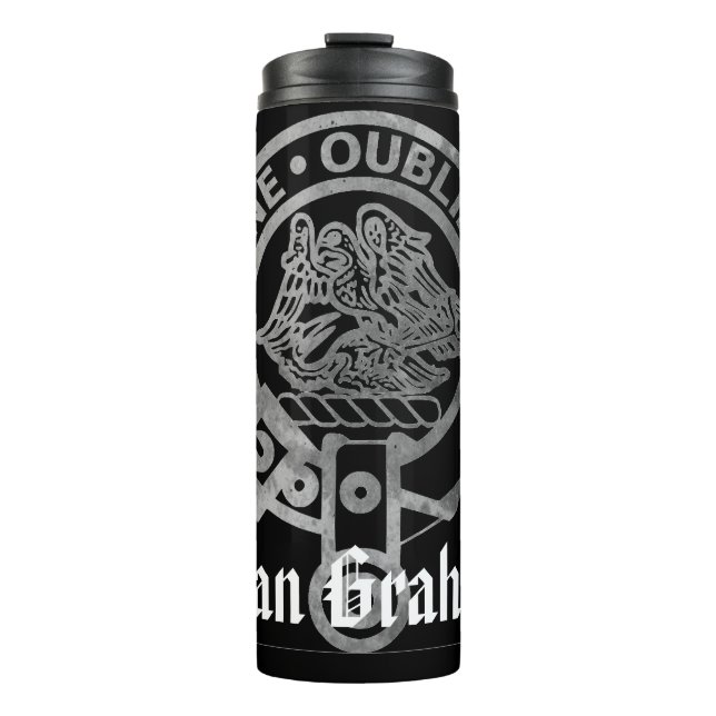 Garrafa Térmica Clan Graham Crest Crachá Thermal Tumbler (Frente)