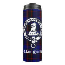 Clan Home Crest Crachá e Tartan