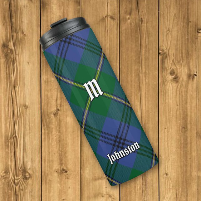 Garrafa Térmica Clan Johnston Tartan Thermal Tumbler (Criador carregado)