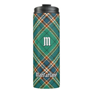 Garrafa Térmica Clan MacFarlane Caça Antigo Tartan