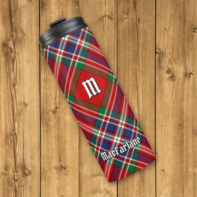 Garrafa Térmica Clan MacFarlane Red Tartan (Criador carregado)
