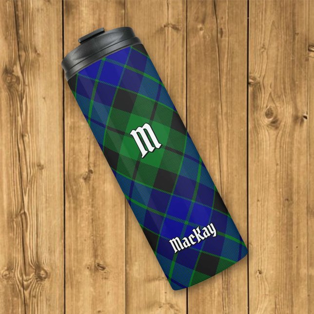 Garrafa Térmica Clan MacKay Tartan (Criador carregado)