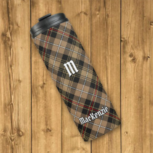 Garrafa Térmica Clan MacKenzie caçando Brown Tartan