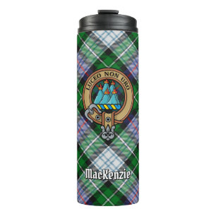 Garrafa Térmica Clan MacKenzie Crest over Dress Tartan