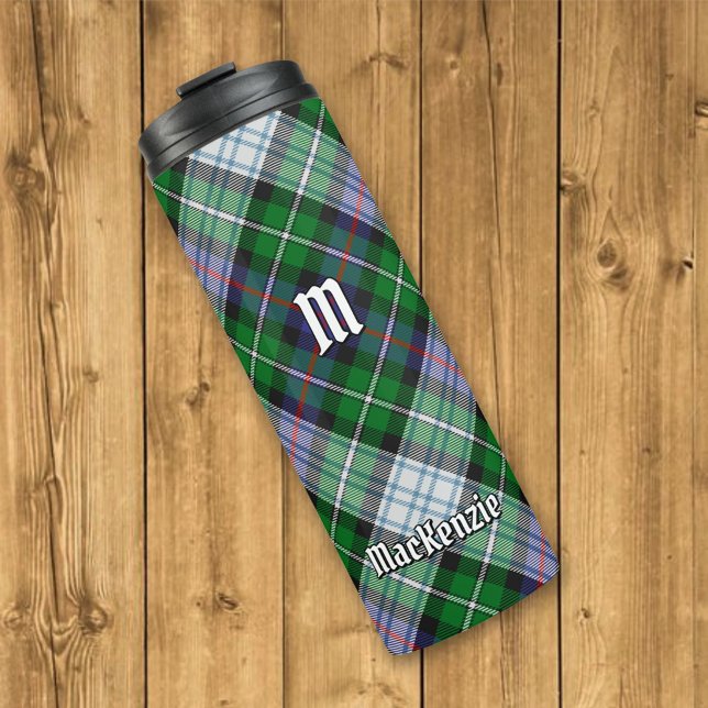 Garrafa Térmica Clan MacKenzie Dress Tartan Tumbler Térmico (Criador carregado)