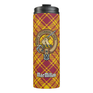 Garrafa Térmica Clan MacMillan Crest over Dress Tartan