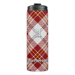 Garrafa Térmica Clan MacPherson Red Dress Tartan Tumbler Térmico