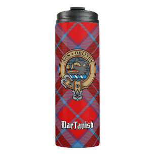 Garrafa Térmica Clan MacTavish Crest sobre Tartan